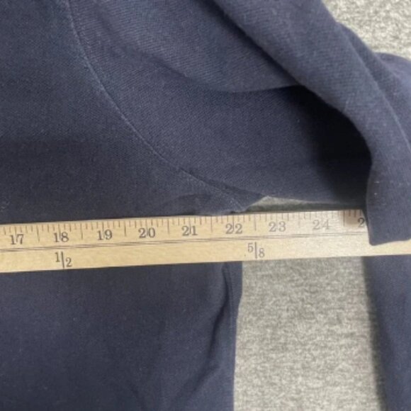 Polo‎ Ralph Lauren Cardigan Mens Large Navy Blue V-Neck Cotton Knit Sweater VTG - Picture 6 of 8